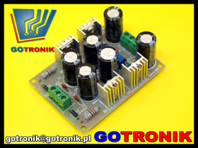 Zasilacz symetryczny LM317 + LM337