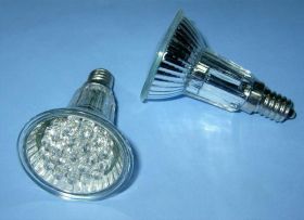PAR-16 E-14 230V/1,4W 21xLED CIEPŁY BIAŁ