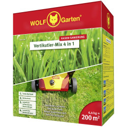 WOLF-Garten 3851630 Lawn repair thatcher-mix V-mix 200 6.4 kg pesticide-free