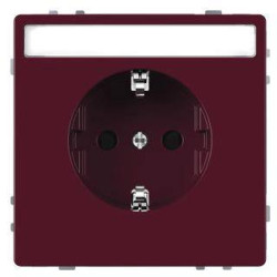 Gniazdo elektryczne Merten System Design MEG2302-6006, rubinowy czerwony