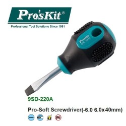 Wkrętak gruszka płaski 6x40mm; Proskit 9SD-220A