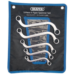 Draper 07211 S Type (Obstruction) Ring Spanner Set (5 Piece)