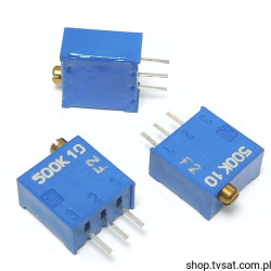 67WR-500K 943-67W-500K Trimm Poti 500K Ohm THT AB ELEKTR