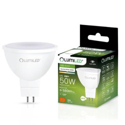 Żarówka LED GU5.3 MR16 6W = 50W 580lm 4000K Neutralna 120 12V AC/DC LUMILED
