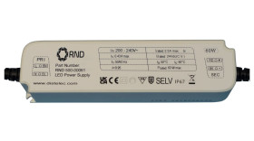 Sterownik LED napięcie wyjciowe: 12V 5A napięcie wejściowe: 198 → 264 V stabilizowany napięciowo 60W RND