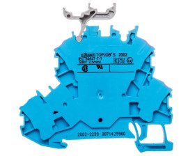 Złączka 2-piętrowa 2,5mm2 N niebieska TOPJOBS 2002-2239 /50szt./