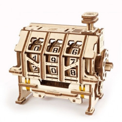 Licznik - STEAM LAB - model mechaniczny do składania - fornir - 157 elementów - Ugearsmodels 70130