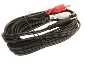 Kabel JACK 3,5mm - 2xRCA CHINCH AUX (5m)