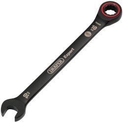 Draper Expert 03881 HI-TORQ&#xAE; Metric Ratchet Combination Spanner 10mm Black