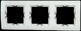 3086.0200.7 Cover frame for HK05, three-way