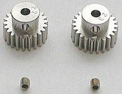 Zębatka silnika 22/23 zębów M0,6 / 48 dp, aluminium Tamiya 50357, 1 szt.