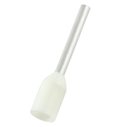 Końcówka kablowa zaciskana 0.5mm² długość 12mm Biały średnica 1.0mm Izolowane RS PRO