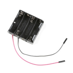 Battery Holder - 4xAA (Female Connectors)