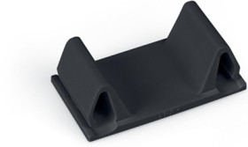 Closing element, 4 pole, black, for sheet metal cut-outs, 890-644