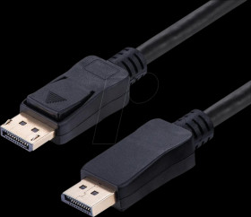 11996022 DisplayPort cable, 10K, 60 Hz, black, 2 m