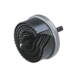 Wolfcraft 2160000 Hole Saw Set Tungsten Steel 25 to 62 x 33mm 8mm Shank