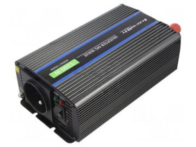 QOLTEC-51925 Przetwornica: DC/AC, 600W, 230VAC, 12VDC, 106x210x55mm