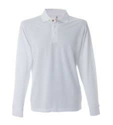 NEW ZELAND WHITE POLO M/LUNGA