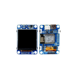 SquaryFi - moduł z wyświetlaczem LCD 1,54&quot; i ESP-12E