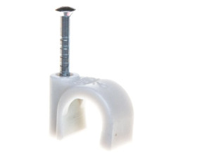 Uchwyt do kabli ISO 9mm z gwoździem 2x25mm 2009 25 LGR 2227711 /100szt./