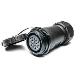 Złącze wielostykowe przemysłowe 16-pinowe Montaż na kablu Gniazdo RS PRO