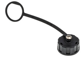 Pokrywa przeciwkurzowa portu Amphenol Industrial RJ45 do użytku z: Zestaw przewodów RJ45 Przewodowa osłona przeciwpyłowa