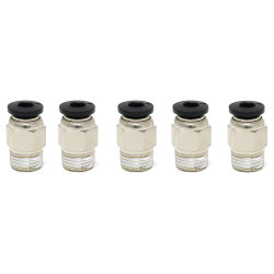 PC4-01 (Black) Pneumatic Connectors (5-pack)