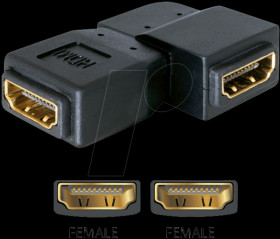65078 HDMI compact female to female adapter