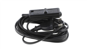 Przyłączacz Z Wtyczka Płaską Z Łącznikiem Przelotowym Pws-11/2X0,75/3,0 Czarny