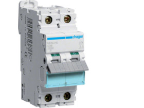 Wyłącznik nadprądowy C 16A 2P 10kA NCN216 HAGER