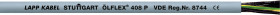 LAPP 1308118/100 Przewód sterowniczy ÖLFLEX® 408 P, 18 G 0.75 mm², 100 m