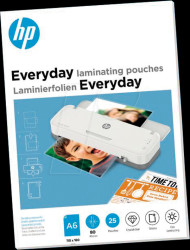 9156#ABD Hot laminating pouches, DIN A6, 80 mic, pack of 25