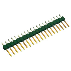 TE Connectivity 826629-8 Ampmodu II Pin Header Vertical Gold 1 x 8P Green