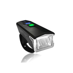 Lampa Rowerowa 6W, Akum. 18650 Czujnik zmierzchu, Ładowanie USB-C