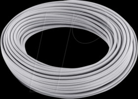 KD05GR10 copper wire 0.5mm 10m grey