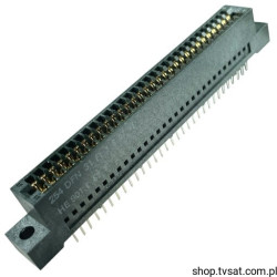 254DFN31F1Y6 Connector 62 Contacts 2 Rows THT AMPHENOL