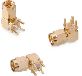 Złącze koncentryczne Montaż na płytce drukowanej Męski typ złącza Złącze SMA 18GHz Lutowane