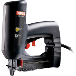 Novus 110033041 J 165 Electric Stapler, Type 4, 15-26mm, Low-Panel Tacker