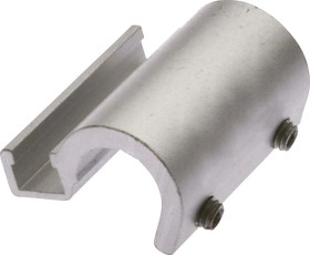 Akcesoria magnetyczne, klips montażowy, 16x30x25mm, rozpiętość 7,65-11,25mm, aluminium, do czujnika MZ07, AM000073