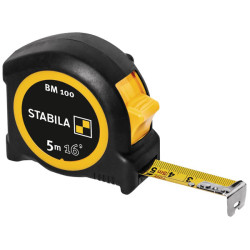 Stabila 19567 BM 100 Compact Pocket Tape 5m/16ft (Width 19mm)