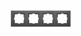 Ramka VIKO czterokrotna czarna - NOVELLA