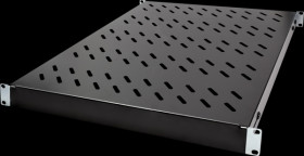 SF0800B 19" shelf, 1U, 800 mm depth, black