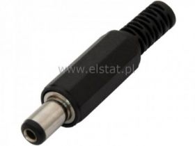 Wtyk DC 2,1 / 5,5 / 9,5 krótki