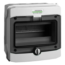 Rozdzielnica modułowa 1x6 natynkowa IP65 drzwi przeźroczyste PHS