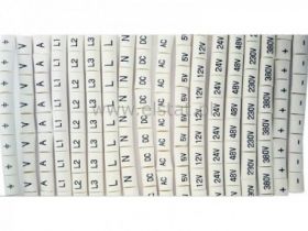 180szt oznaczników symbole elektryczne do 6mm2