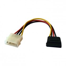 Przyłącze zasilające MOLEX - SATA f (pojedynczy) 15cm