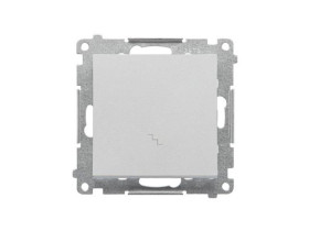 SIMON 55 Wyłącznik schodowy szybkozłącza aluminium mat TW6.01/143 KONTAKT SIMON