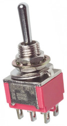 Przełącznik Wł.-wł.-wł. DPDT TE Connectivity Montaż panelowy