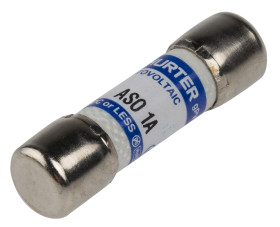 Bezpiecznik 1A 10 x 38mmF 1kV dc SchurterIEC 60269-6, UL 2579