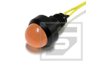 Lampka diodowa KLP-20/O 230VAC/DC typu LED 230V (klosz 20mm)/orange